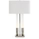 Gemini 32 inch 150.00 watt Polished Nickel Table Lamp Portable Light