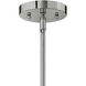 Congress 1 Light 12 inch Chrome Mini-Pendant Ceiling Light