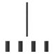Outdoor Cast Aluminum Posts 84 inch Textured Black Outdoor Lamp Post