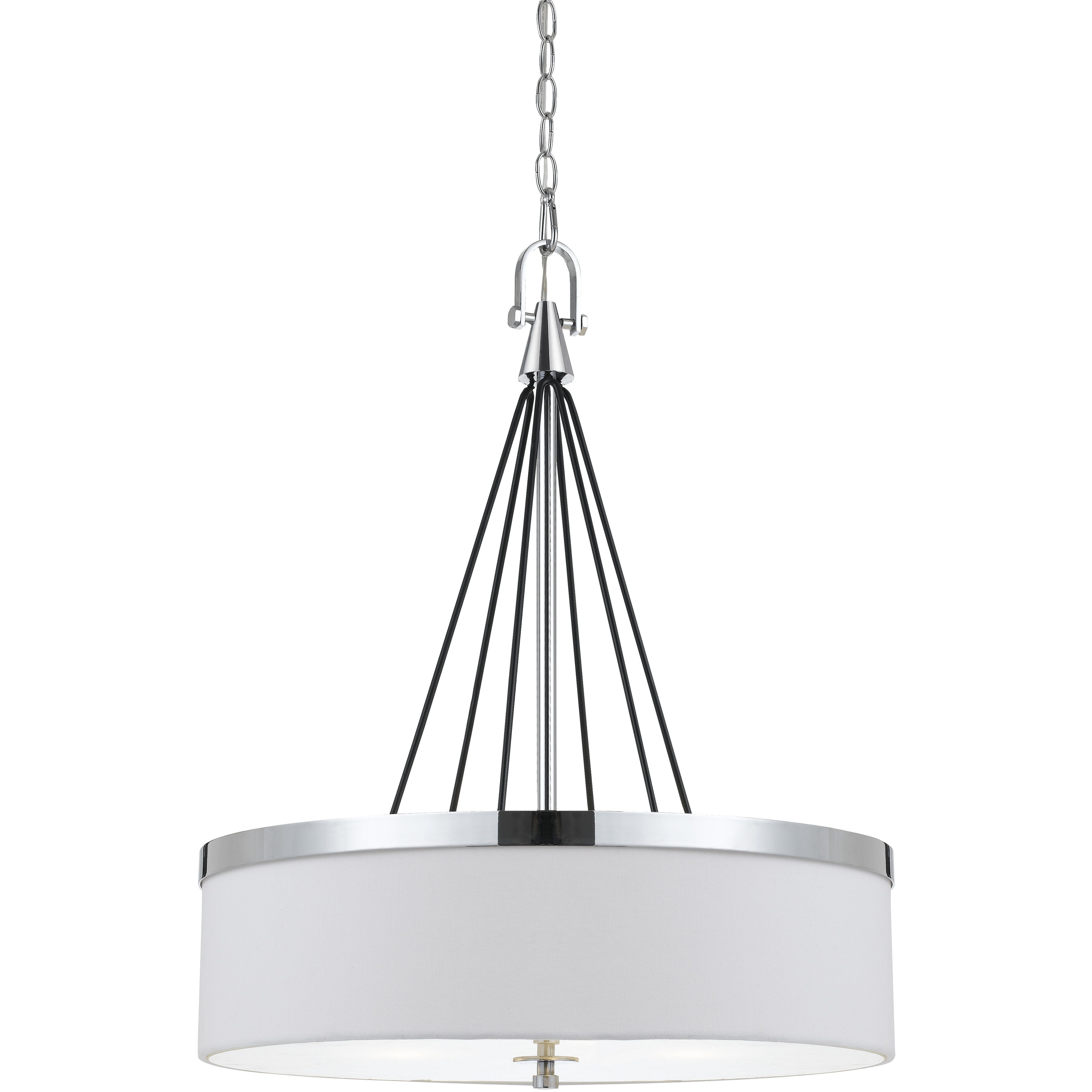 Rimini 3 Light 21 inch Chrome Chandelier Ceiling Light