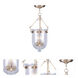 Jefferson 3 Light 10 inch Antique Brass Mini Pendant Ceiling Light