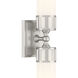 Astor Sconce Wall Light in Brushed Nickel