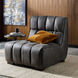Belfort Charcoal / Dark Brown Accent Chairs