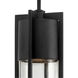 Shelter LED 8 inch Black Outdoor Hanging Lantern, Extra Large