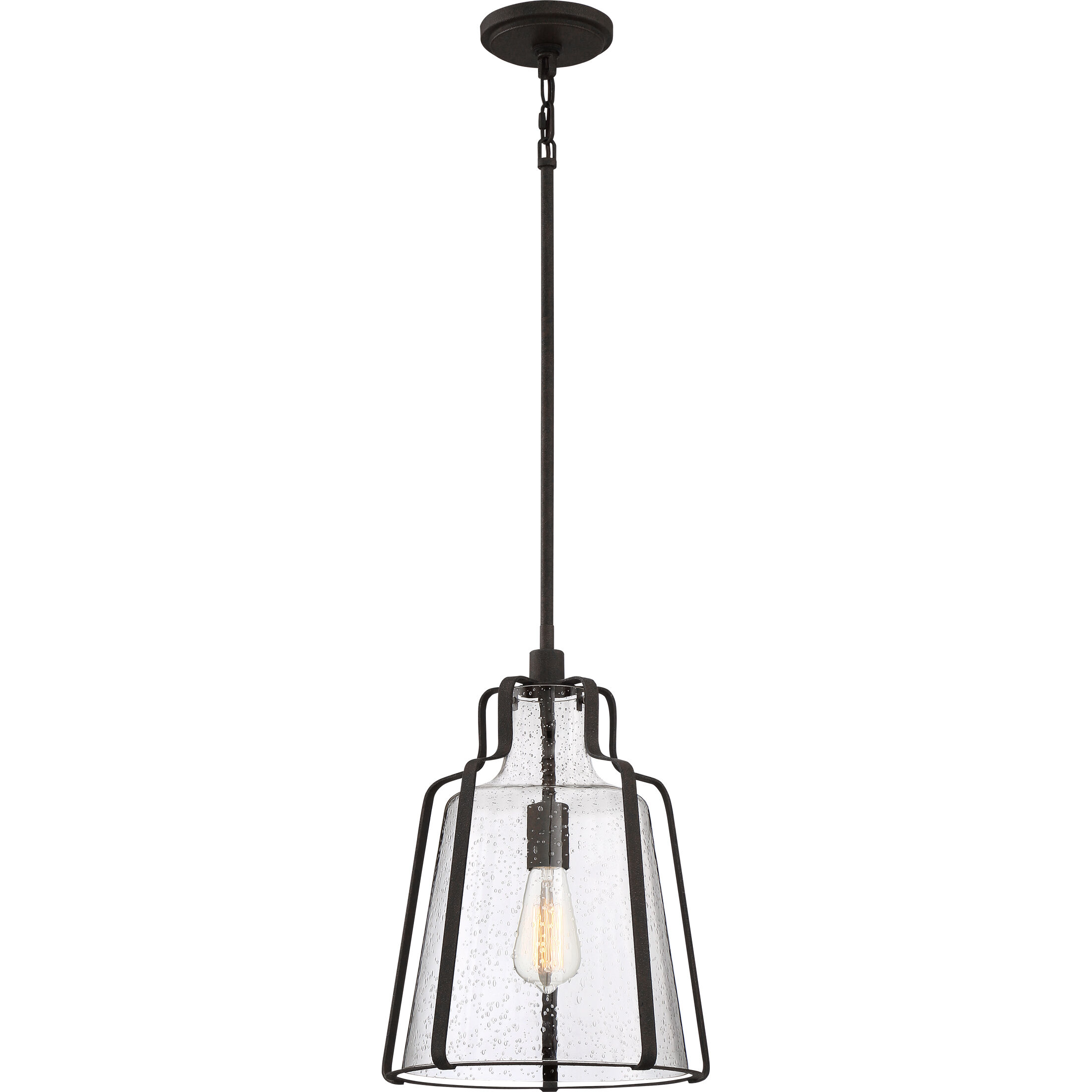 Haverford 1 Light 13 inch Rustic Black Pendant Ceiling Light