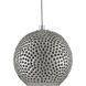 Giro 15 Light 24 inch Nickel Multi-Drop Pendant Ceiling Light