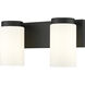 Burk 2 Light 13.75 inch Matte Black Bath Vanity Light Wall Light