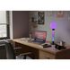 Astra 18 inch 5 watt Black RGB Color Changing Table Lamp Portable Light, Simplee Adesso