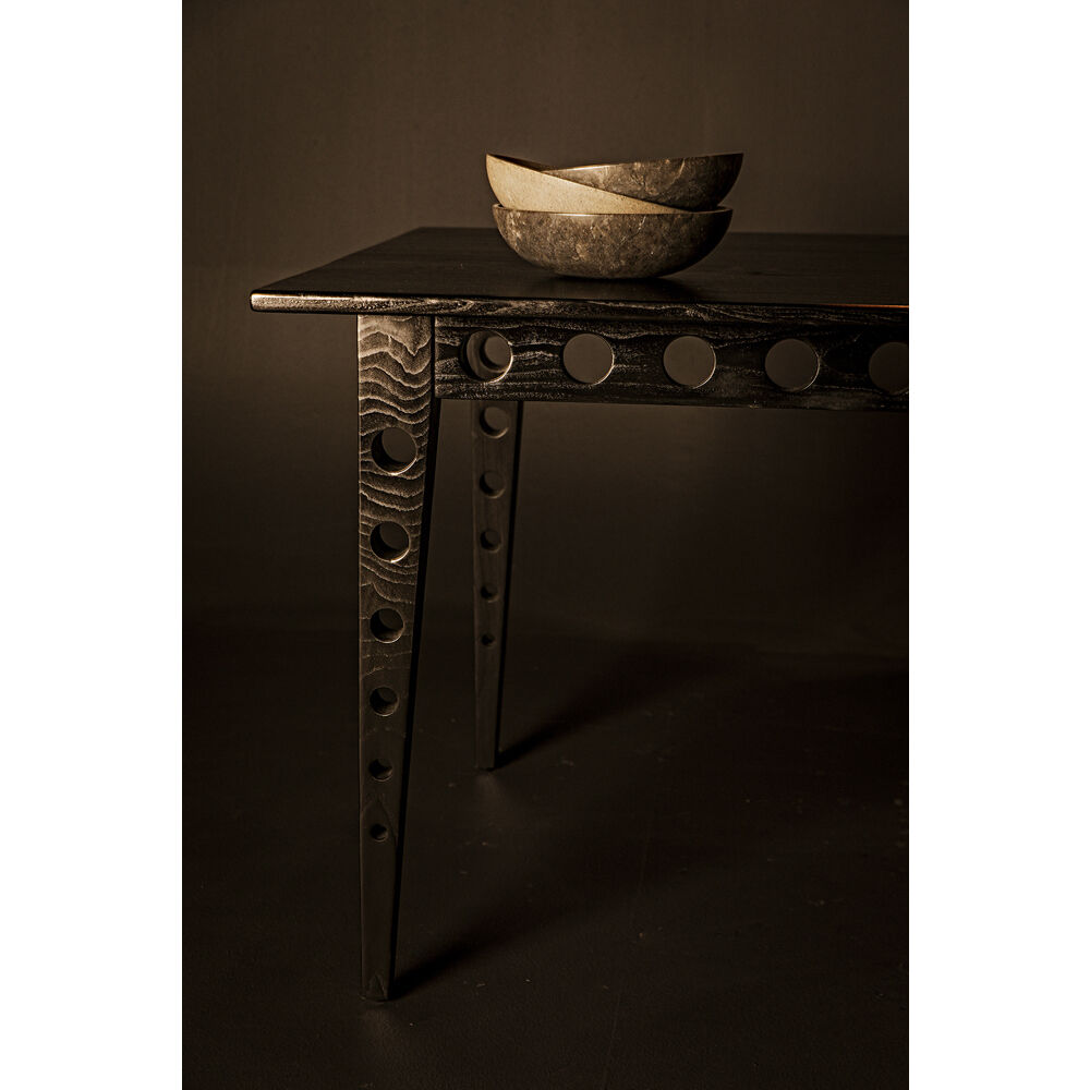 Pericles 76 X 36 inch Charcoal Black Table/Desk