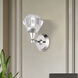 Brussels 1 Light 7 inch Polished Nickel Crystal Single Sconce Wall Light