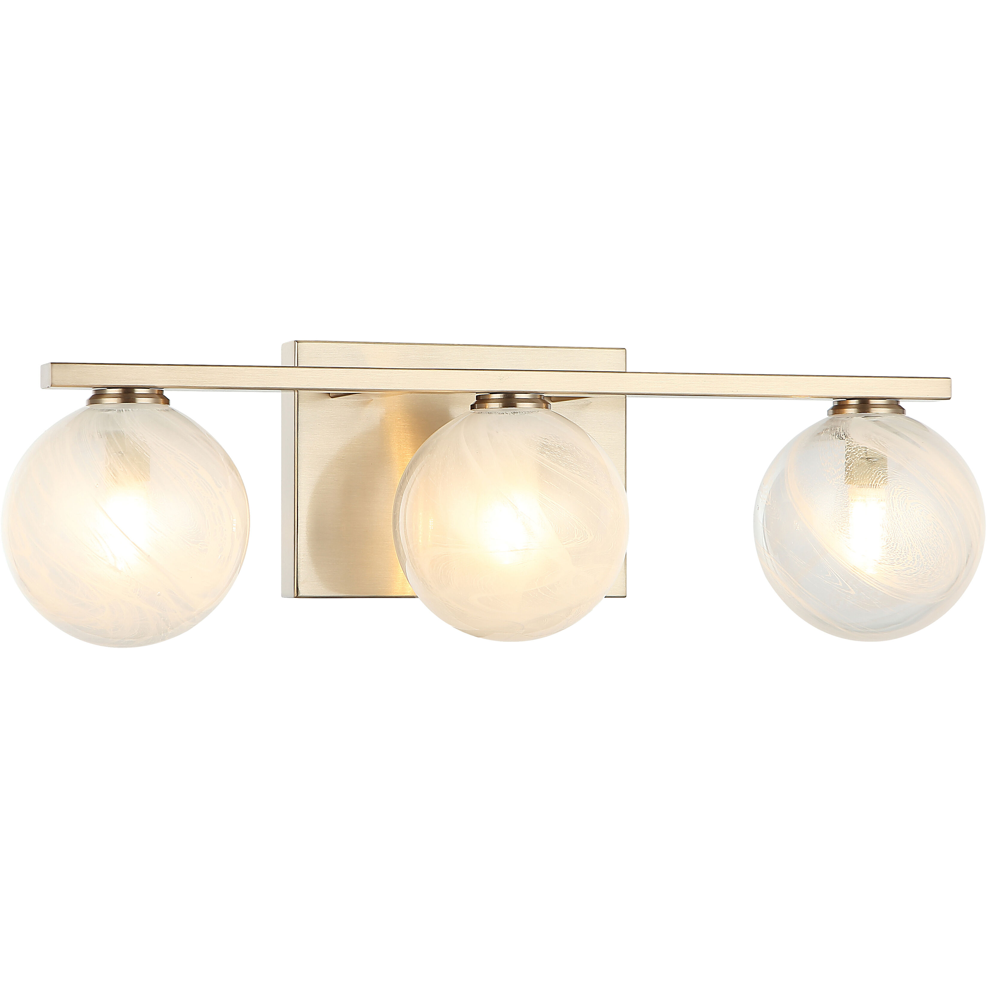 Nimbus 3 Light 16.75 inch Champagne Gold Wall Sconce Wall Light