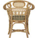 Eugenie Natural and Green and Linho Loden Accent Chair