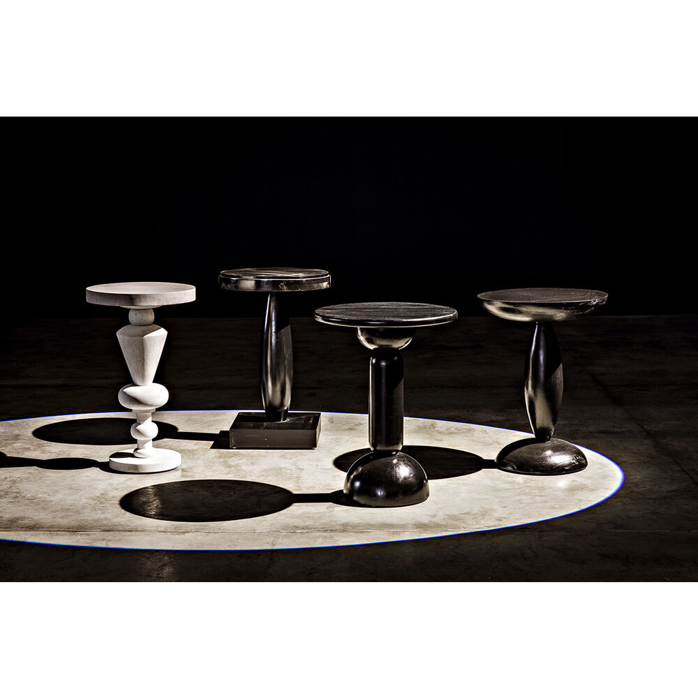 Adonis 24 X 18 inch Hand Rubbed Black Side Table