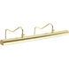 Hyde Park 160 watt 30 inch Polished Brass Picture Light Wall Light