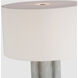 Kelly Wearstler Vellig 28 inch 15 watt Oyster Stained Concrete Table Lamp Portable Light, Medium