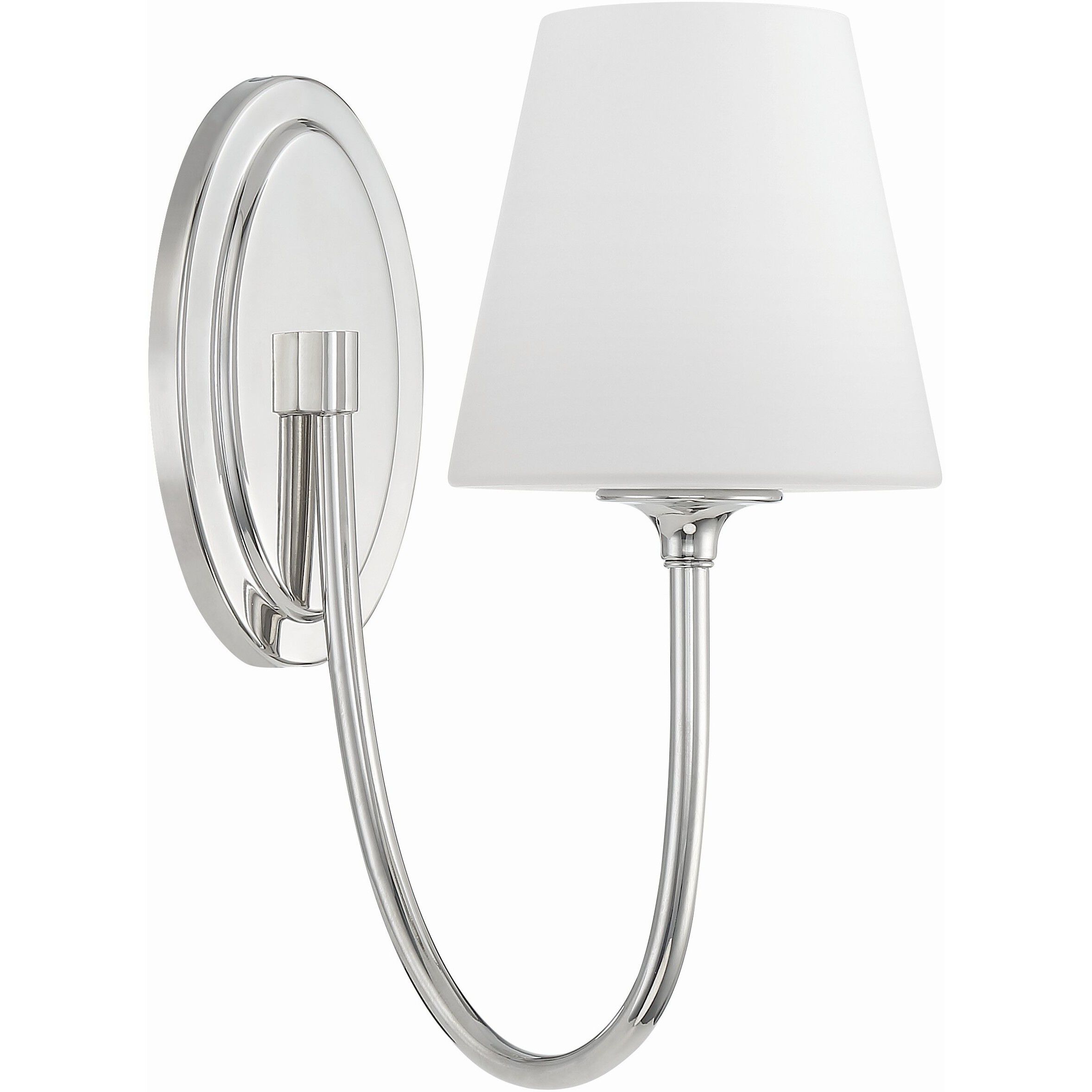 Juno Bath Sconce Wall Light in Polished Nickel