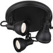 Polo 3 Light 10 inch Black Ceiling/Wall Light Ceiling Light