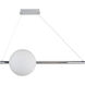 ORB LED 11 inch Chrome Pendant Ceiling Light