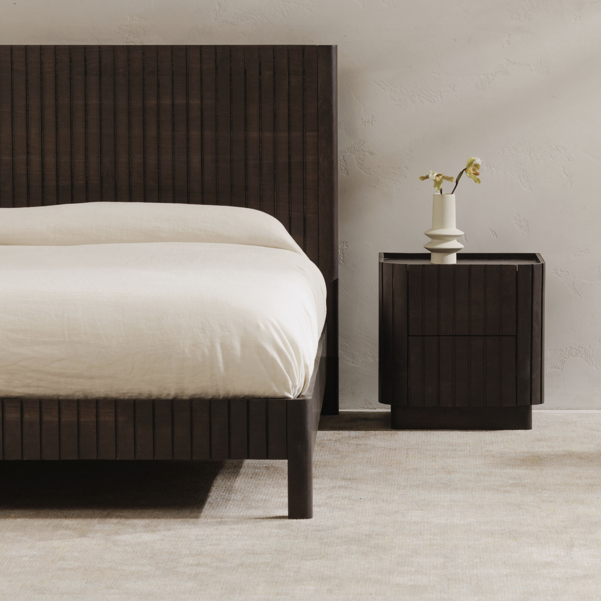 Povera 20 X 20 inch Black Nightstand