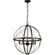 Brandywine 5 Light 22 inch Antique Bronze Pendant Ceiling Light