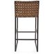 Irving 40 inch Buffalo Brown/Black Barstool