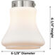 Caden 3 Light 24 inch Satin Nickel Bath Vanity Light Wall Light in Seedy Glass