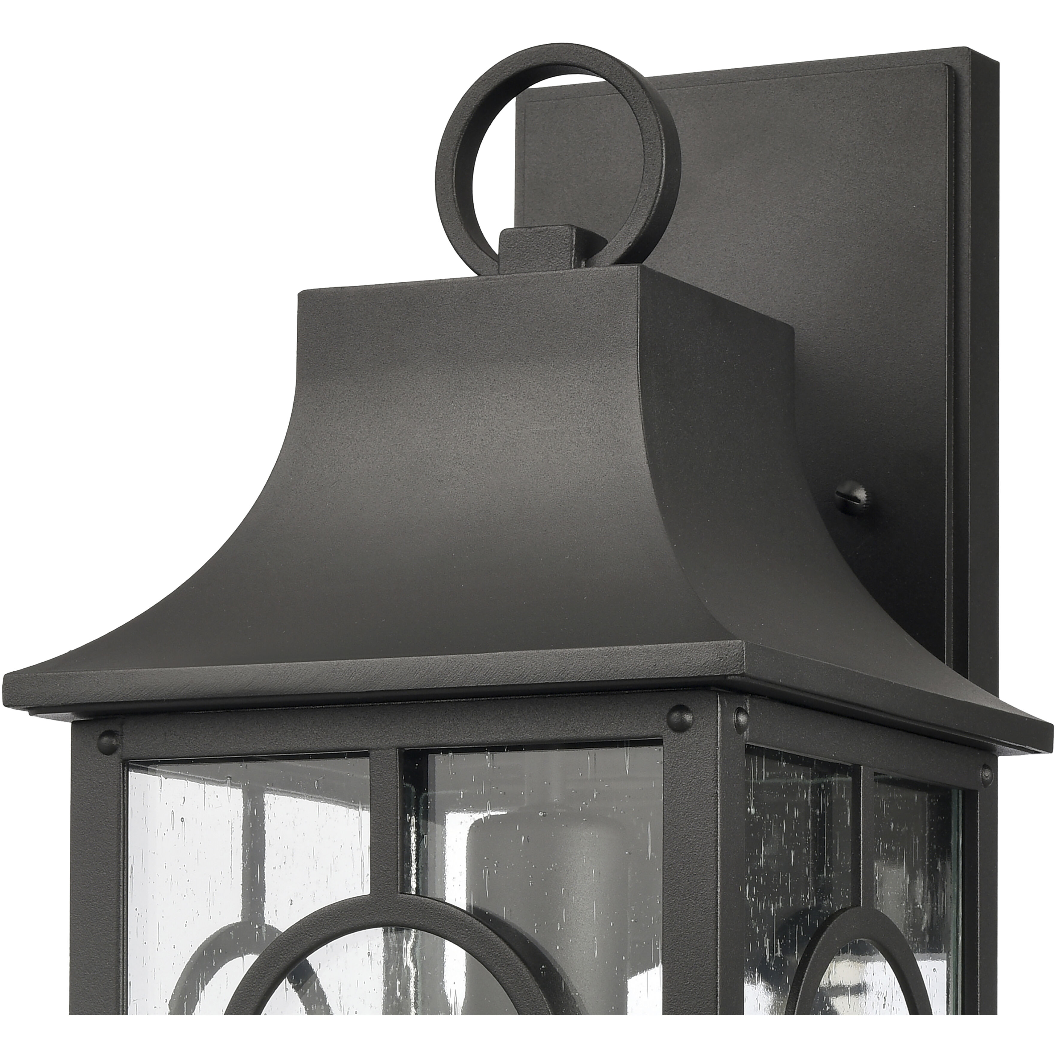 Triumph 1 Light 17.75 inch Textured Black Outdoor Wall Sconce