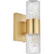 Vega LED 4.53 inch Gold Wall Sconce Wall Light