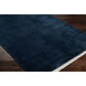 Evergreen 96 X 96 inch Dark Blue Handmade Rug in 8 Ft Round