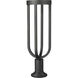 Leland LED 28.25 inch Sand Black Outdoor Pier Mounted Fixture