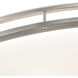 Clarion 6 Light 32.5 inch Brushed Nickel Flush Mount Ceiling Light