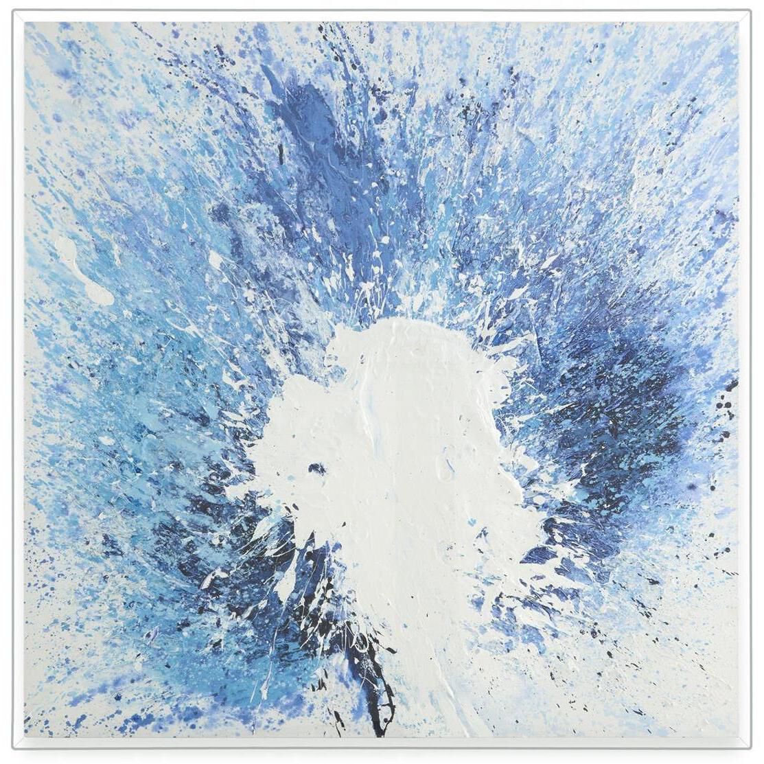 Awu's Surging Winter 51.5 X 51.5 inch Oils And Original Art