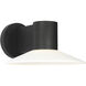 Barbara Barry Focal LED 7 inch Textured Black Outdoor Sconce