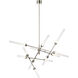 Sean Lavin Linger LED 52.3 inch Polished Nickel Chandelier Ceiling Light, Integrated LED