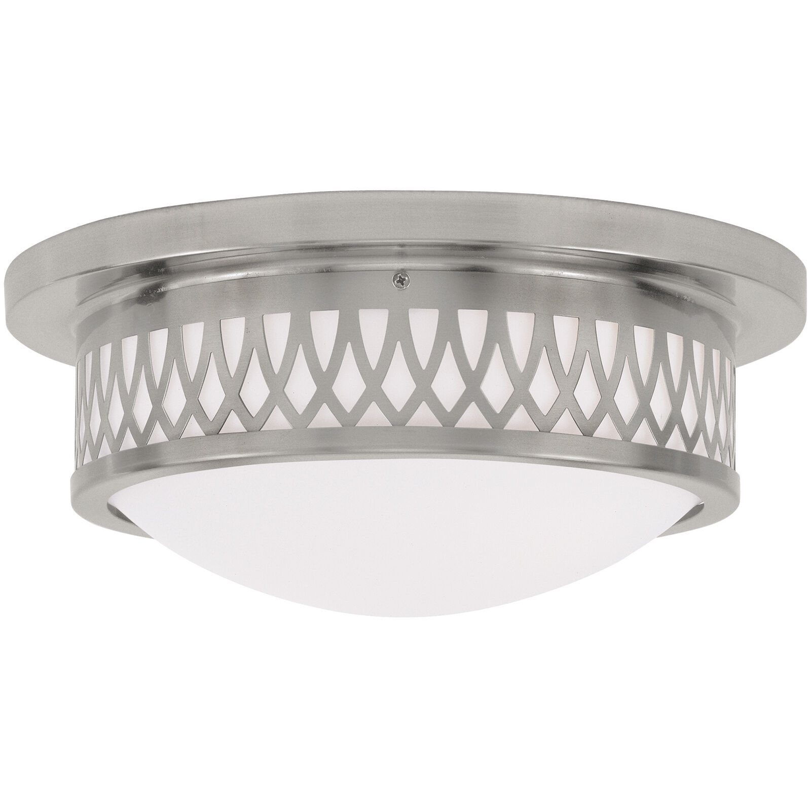 Westfield 2 Light 13 inch Brushed Nickel Flush Mount Ceiling Light