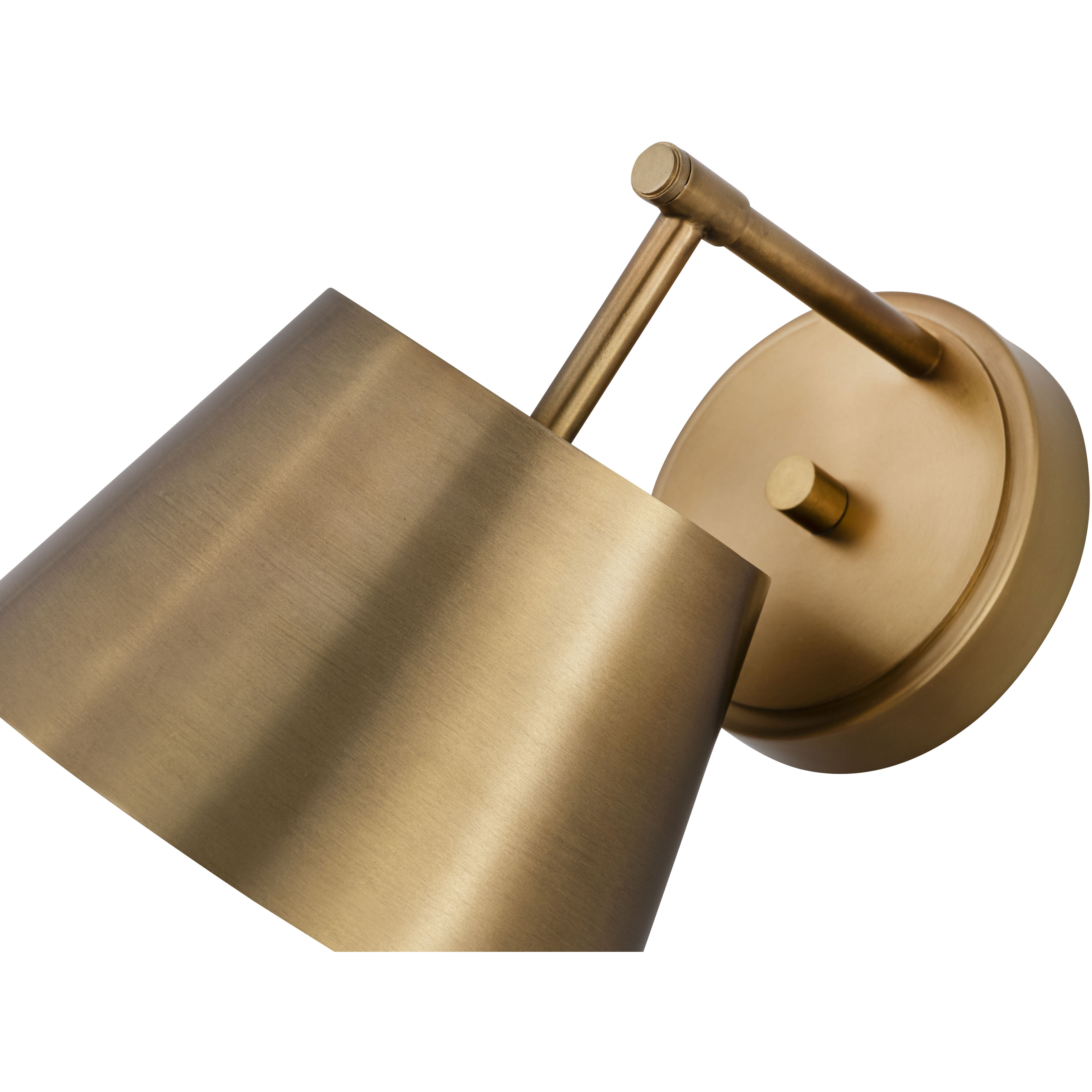 Lilly 1 Light 8 inch Rubbed Brass Wall Sconce Wall Light