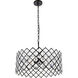 Lyla 5 Light 21 inch Black Pendant Ceiling Light