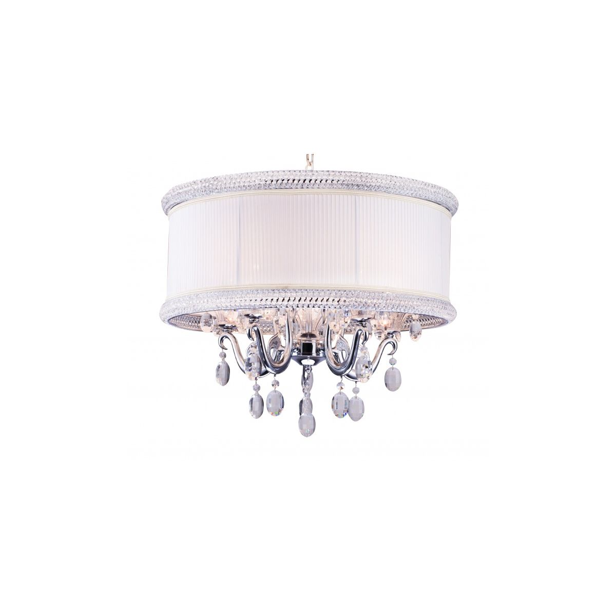 TD14 Series 5 Light 24 inch Chrome Pendant Ceiling Light