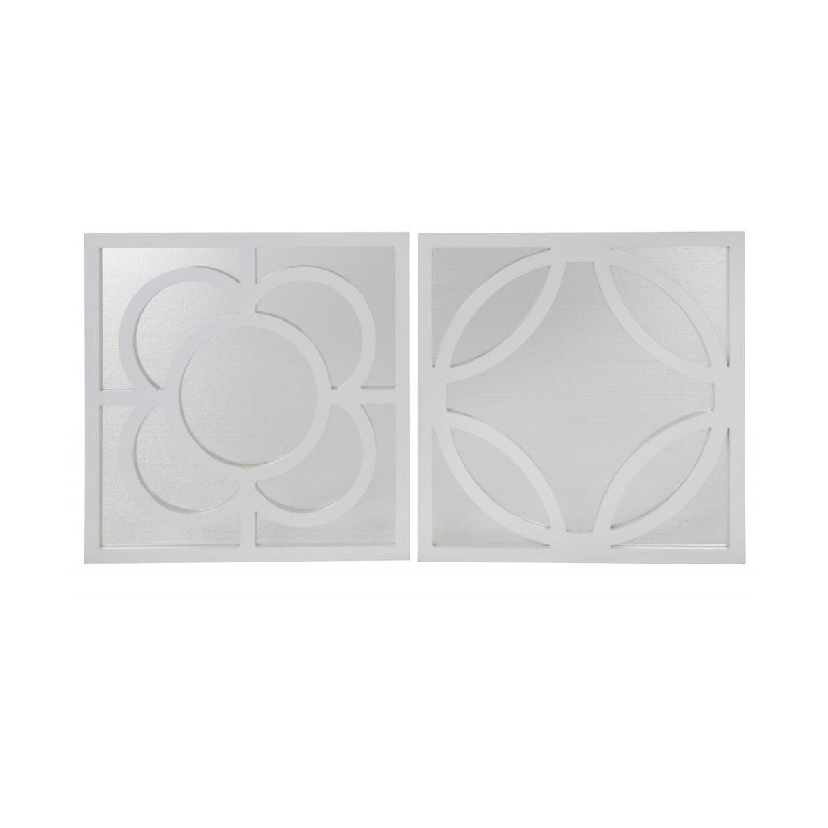 Arabella 24 X 24 inch White Wall Mirror