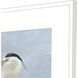 Coastal Calm Blue and White Framed Art