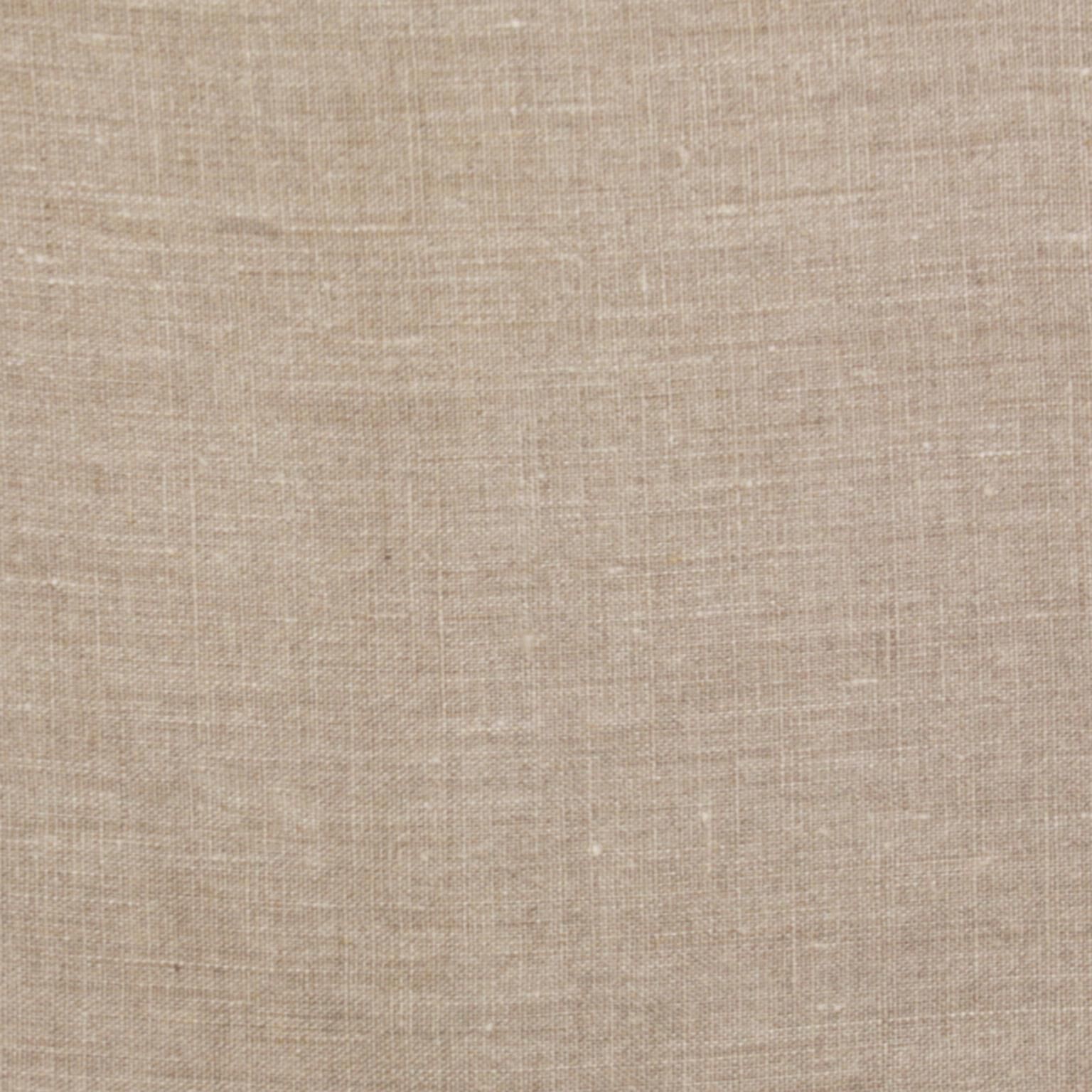 Universal 18 inch Linen Slub Natural Round Ottoman with Slipcover