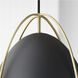 Sean Lavin Norman Pendant Ceiling Light in Satin Brass