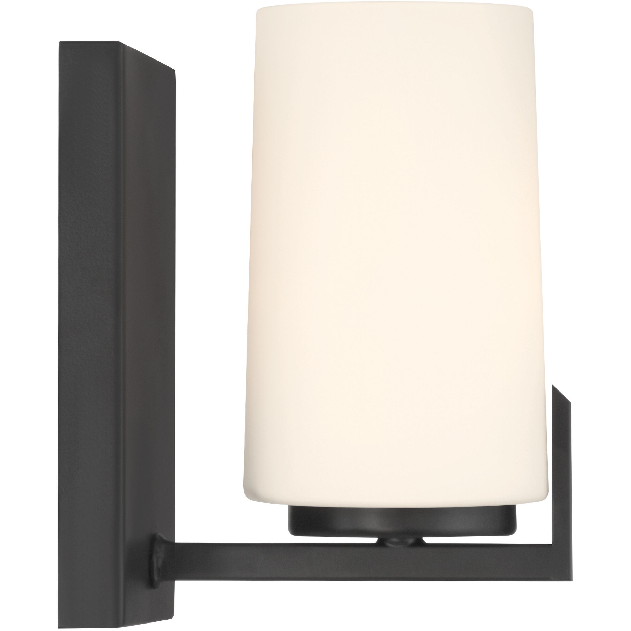 Mirelle 1 Light 6 inch Dark Matte Black Bath Sconce Wall Light