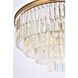 Sydney 17 Light 32 inch Satin Gold Chandelier Ceiling Light