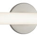 Tectra 1.88 inch Brushed Nickel ADA Wall Sconce Wall Light