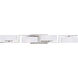 Meridian 4 Light 34 inch Satin Platinum Bath Bar Wall Light