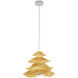 Embark 1 Light 20 inch Silver Pendant Ceiling Light