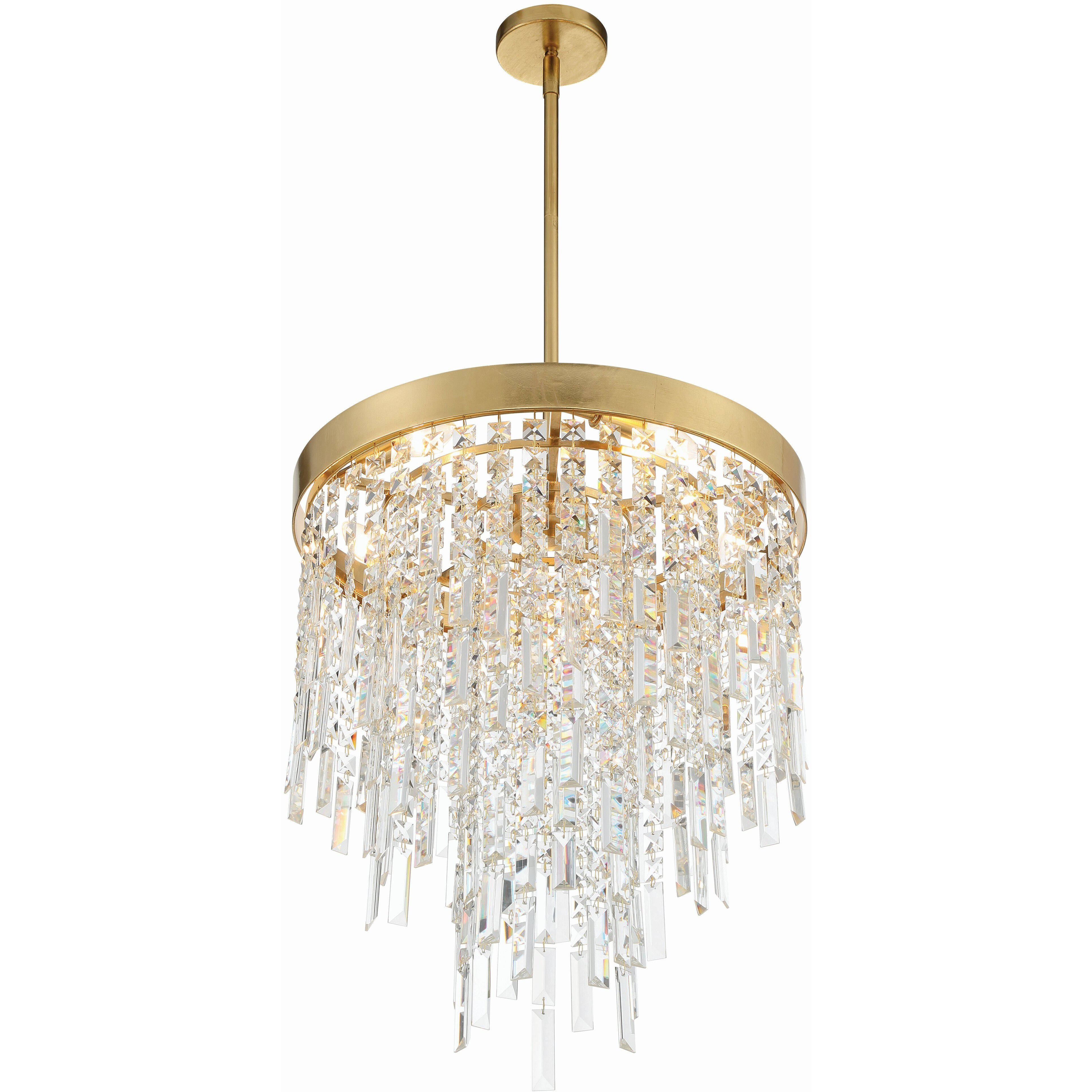 Winfield 5 Light 20 inch Antique Gold Chandelier Ceiling Light