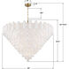Addis 40 Light 62 inch Aged Brass Chandelier Ceiling Light