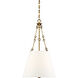 Austin 4 Light 18 inch Warm Brass Pendant Ceiling Light, Essentials